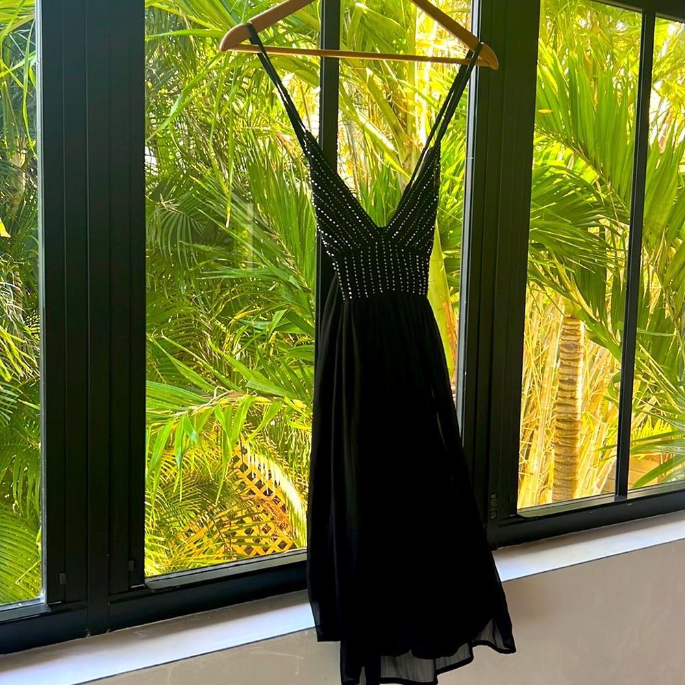 Fun black sparkly dress!